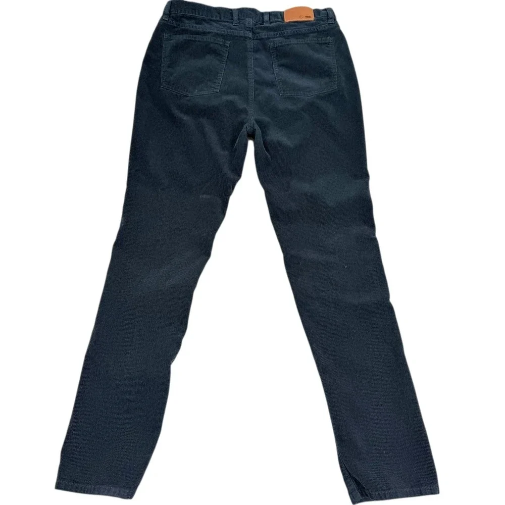 Taylor Stitch Carnegie Pants Mens Sz 34 (33)‎ X 32 Slim Corduroy Navy Blue Dark